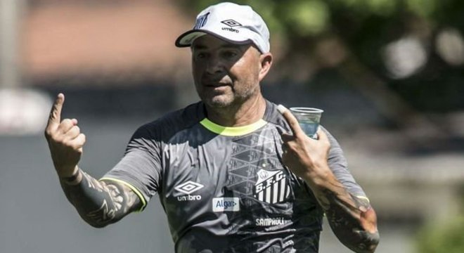 Jorge Sampaoli minimiza sequência ruim do Santos: ‘Nós trabalhamos para ganhar’