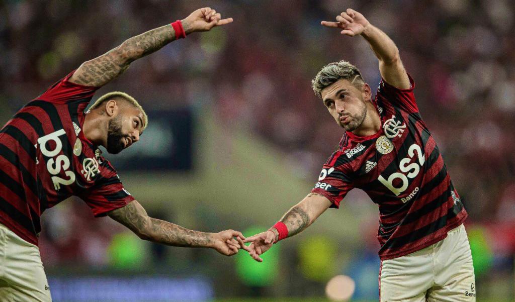 Gabriel e Arrascaeta marcaram contra o Inter - Alexandre Vidal/CRF