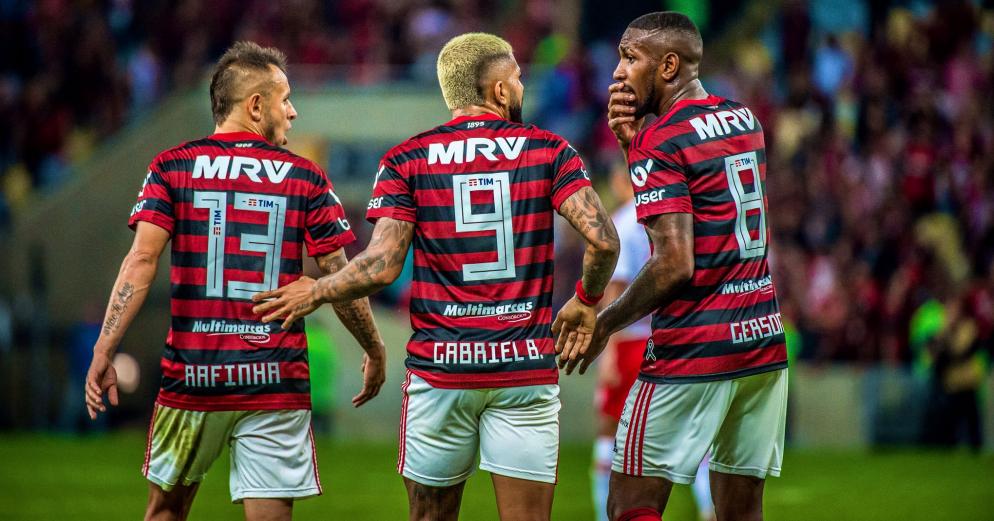 Jogadores do Flamengo destacam coletivo da equipe e a garra do Internacional