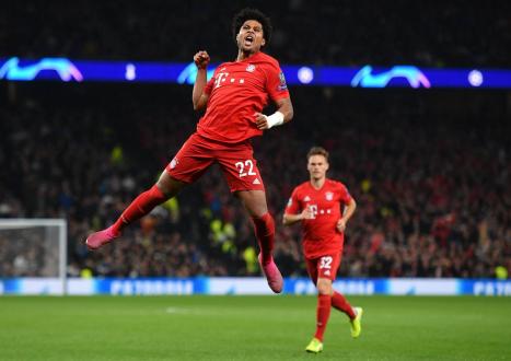 LIGA DOS CAMPEÕES: Dupla do Bayern arrasa Tottenham por 7 a 2 em Londres