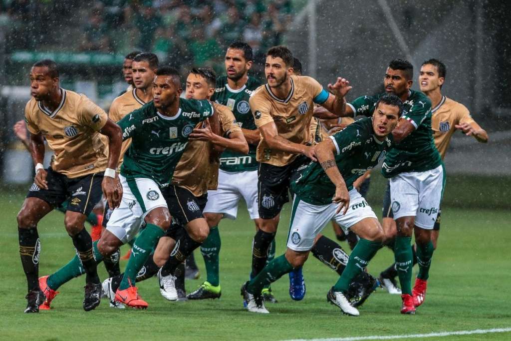 Santos e Palmeiras se enfrentam pela 24ª rodada do Brasileirão