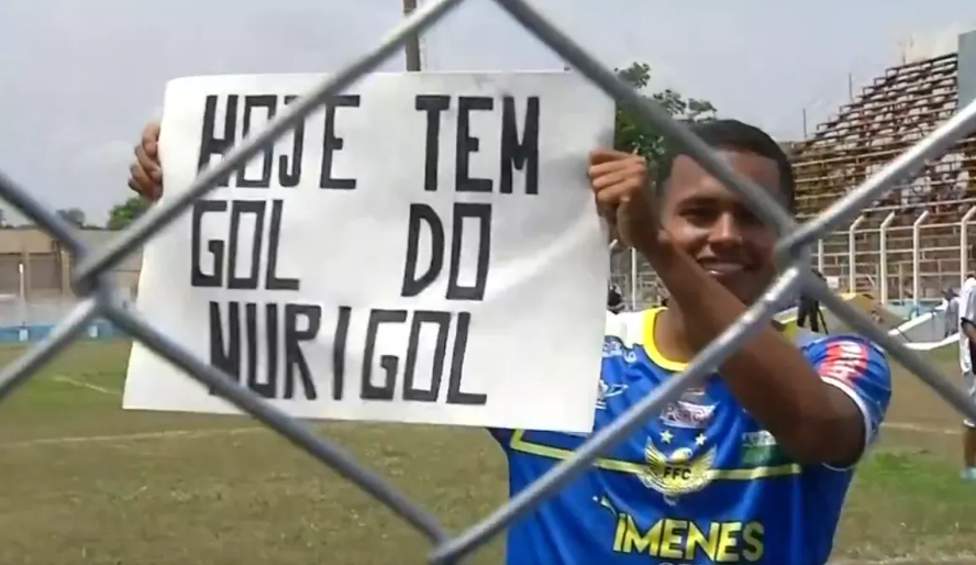 ‘Hoje tem gol do Murigol’: torcida do Fernandópolis homanageia artilheiro da Segundona