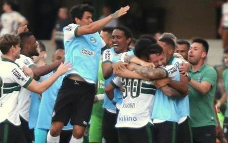 Muita festa no gol da vitória