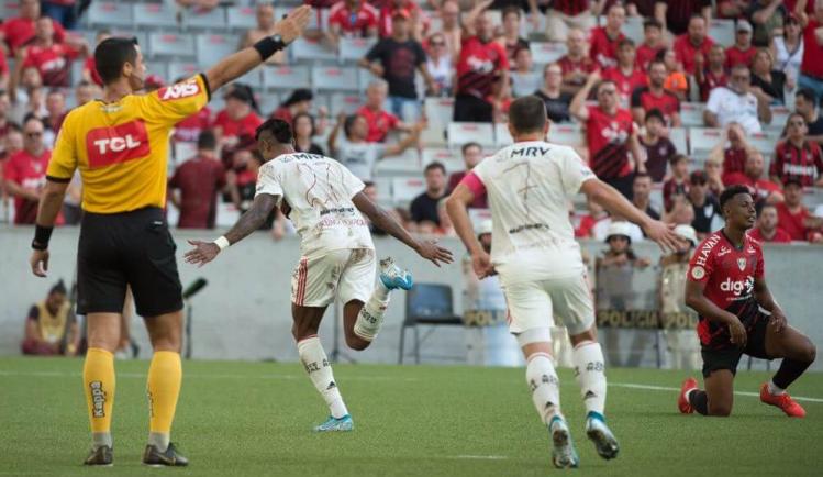 Bruno Henrique foi o destaque da vitória do Flamengo (Foto: Alexandre Vidal/Flamengo)
