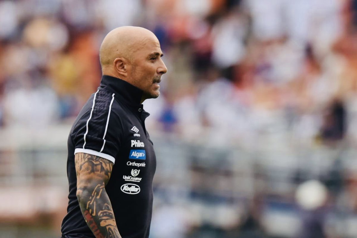 Após empate do Santos, Sampaoli admite dificuldade na perseguição ao Flamengo