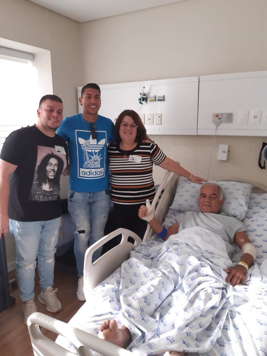 Ralf faz visita a idoso atropelado e ajuda em transferência hospitalar