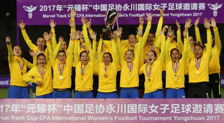 Feminino: Brasil participará de torneio na China em novembro