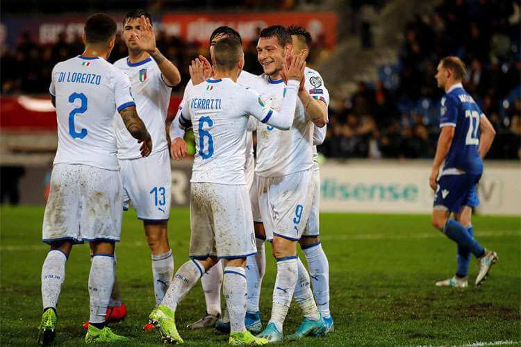 Após vexame em 2018, Itália busca recorde histórico de vitórias seguidas