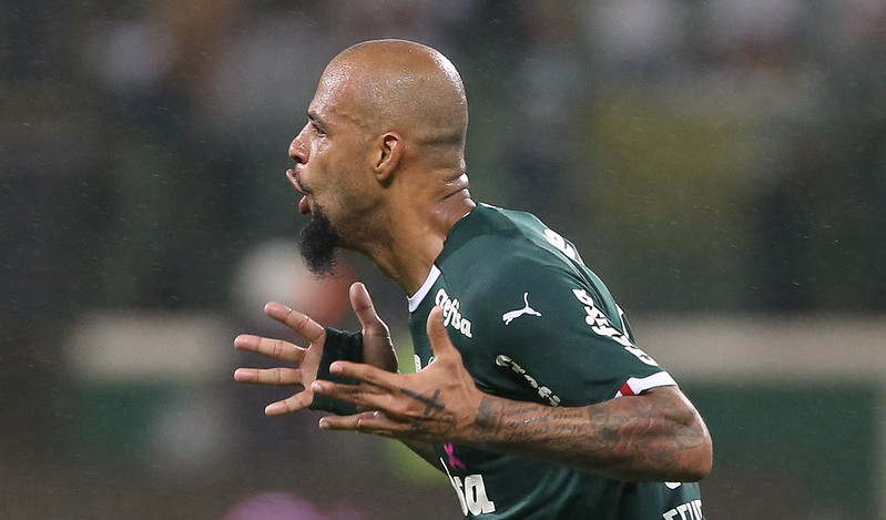 Felipe Melo dedica gol contra a Chapecoense para Alexandre Mattos e Jair Bolsonaro