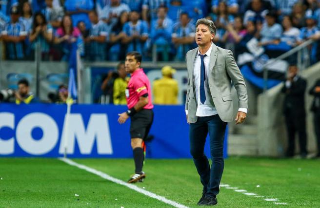 Renato Gaúcho pode ter desfalque. (Foto: Lucas Uebel / Grêmio)