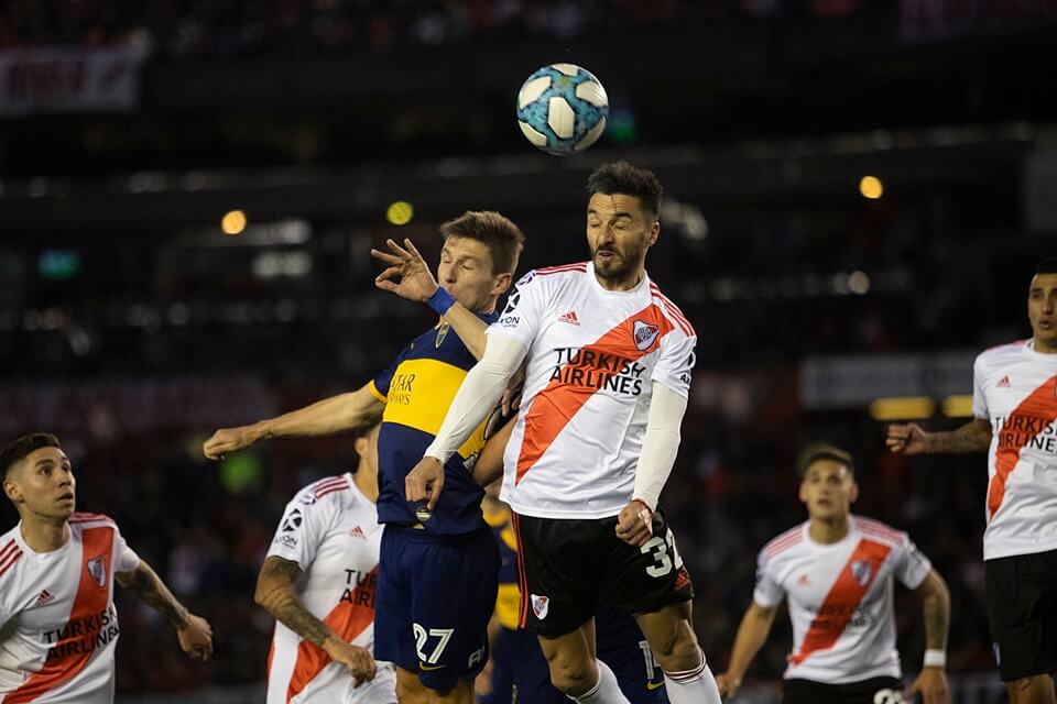 River está na frente do Boca Juniors