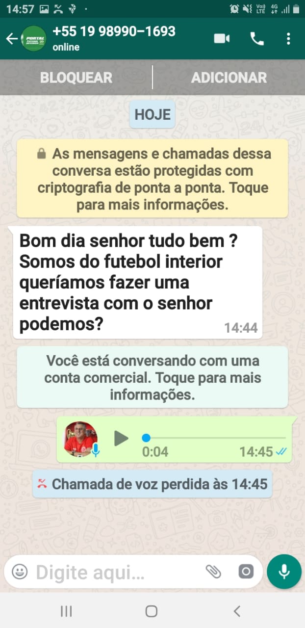Golpistas usam nome do Futebol Interior para disseminar vírus no WhatsApp