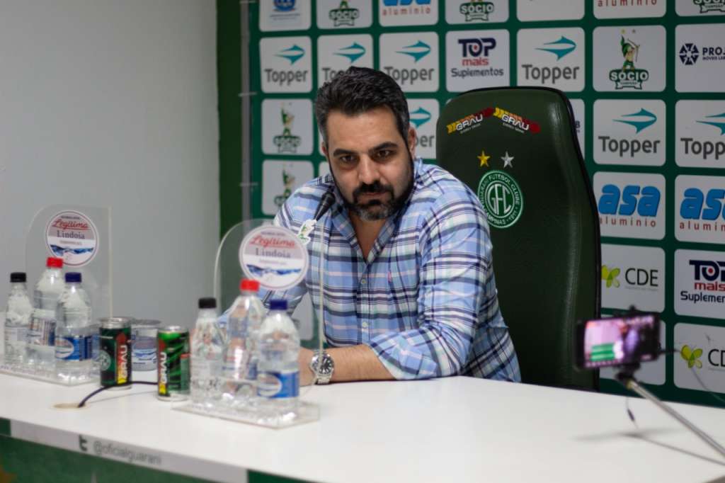 Presidente do Guarani não tem intenção em romper com a Topper - David Oliveira / Guarani FC