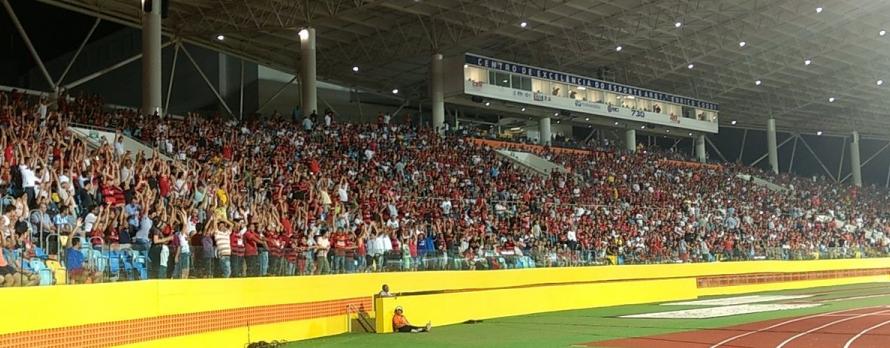 Torcida comemorou, mas depois lamentou. (Foto: Divulgação)