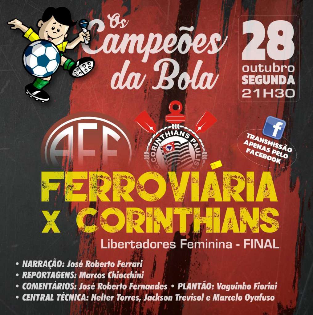 Corinthians reencontra Ferroviária na final da Libertadores Feminina 2 0002050426002 img