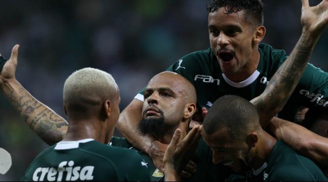 Felipe Melo brilhou de novo no Palmeiras. Foto: Cesar Greco