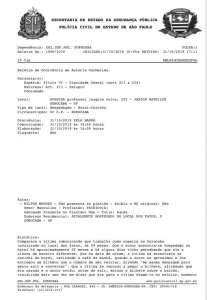 Em B.O, funcionária revela abuso de ex-técnico do São Bento