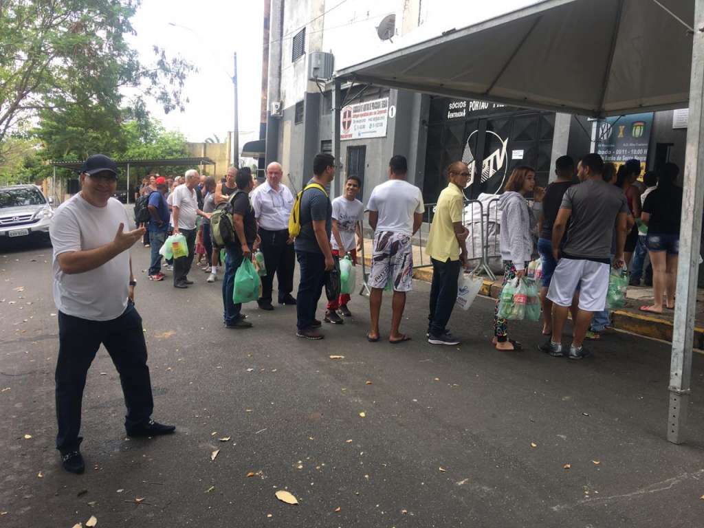 Futebol Sustentável faz ampla divulgação e filas para final da Copa Paulista não param
