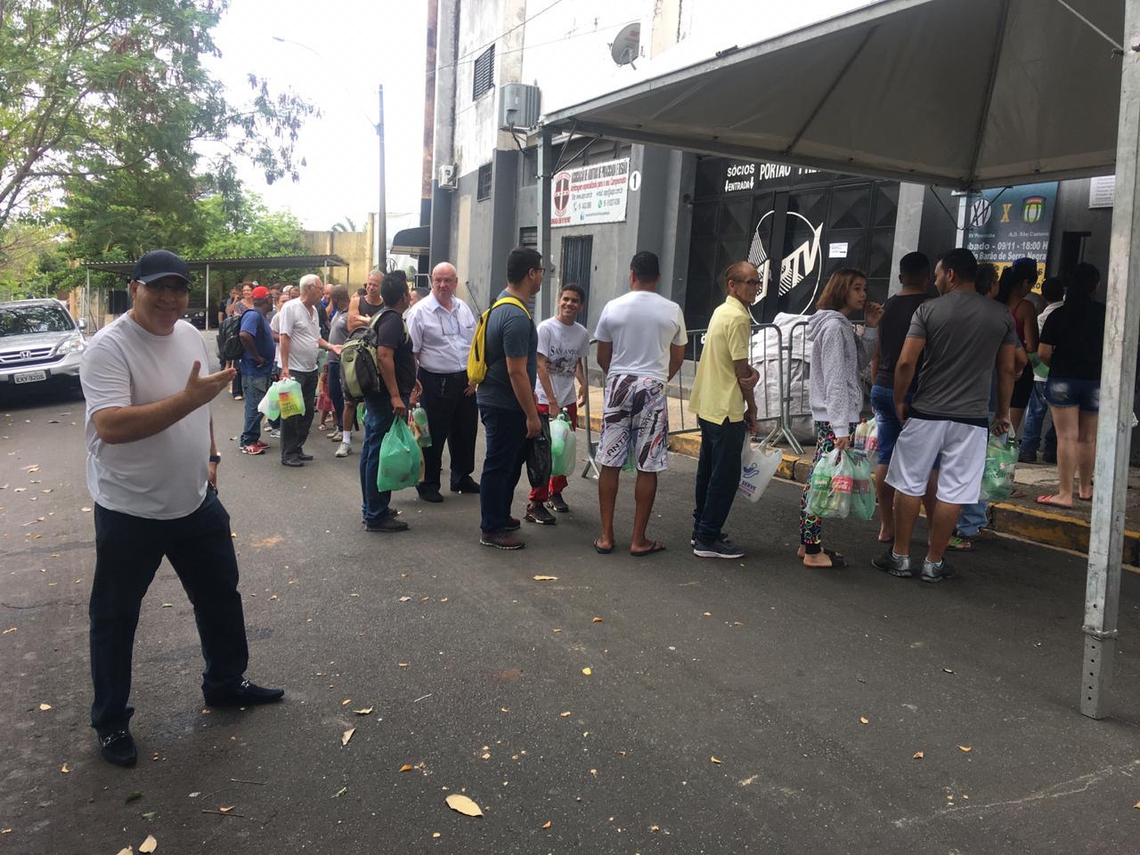 Futebol Sustentável faz ampla divulgação e filas para final da Copa Paulista não param