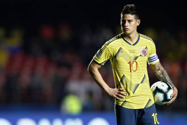 James Rodríguez volta à seleção da Colômbia após 4 meses para amistosos nos EUA