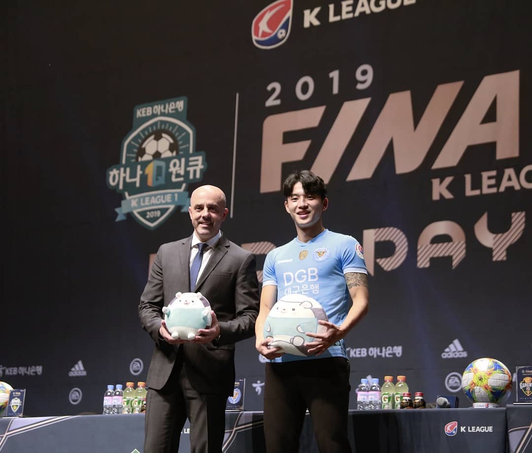 André Gaspar ainda acredita em vaga do Daegu na Liga dos Campeões da Ásia