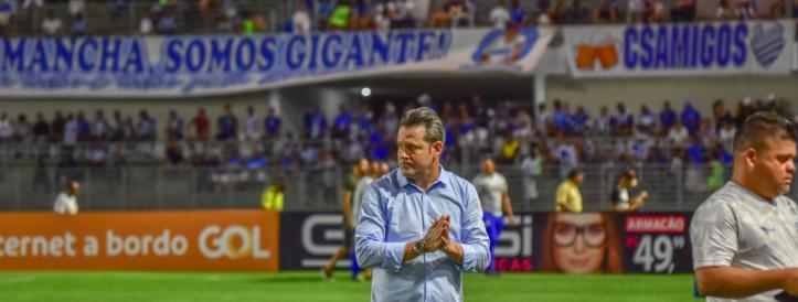 Técnico pede apoio da torcida e mantém fé inabalável do CSA ficar na elite