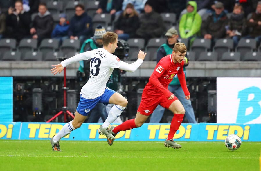 ALEMÃO: Em dia de muitos gols, RB Leipzig faz 4 a 2 no Hertha