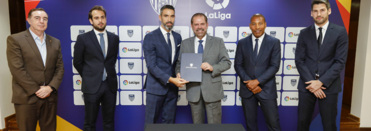  LaLiga e Federação Paulista de Futebol assinam inédito acordo de colaboração (Foto: Anderson Rodrigues/FPF)