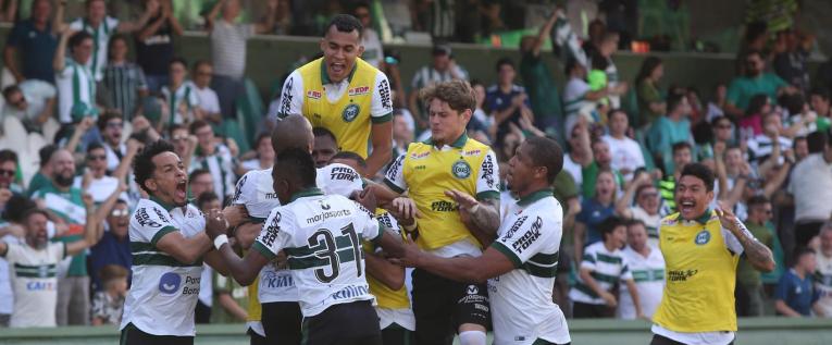 Coritiba fez o gol no começo. Foto: site oficial Coritiba FC