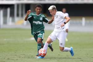PAULISTA SUB 15: Santos e Palmeiras empatam jogo de ida da final na Vila Belmiro