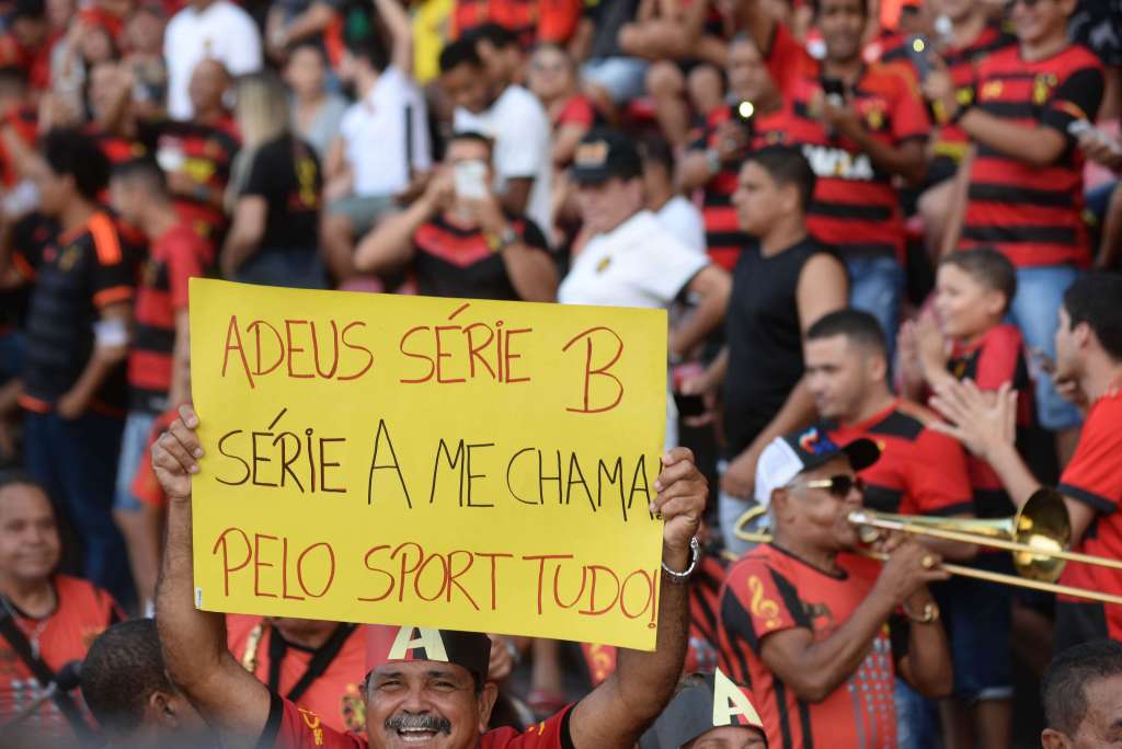 Torcida do Sport comemora retorno para a elite do Brasileirão (Foto: Site Oficial Sport)