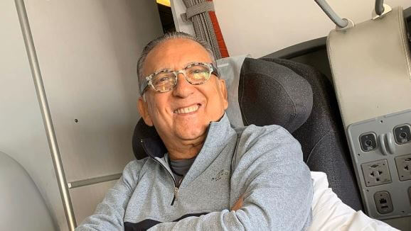 Galvão Bueno recebe alta da UTI e agradece mensagens de apoio após cateterismo