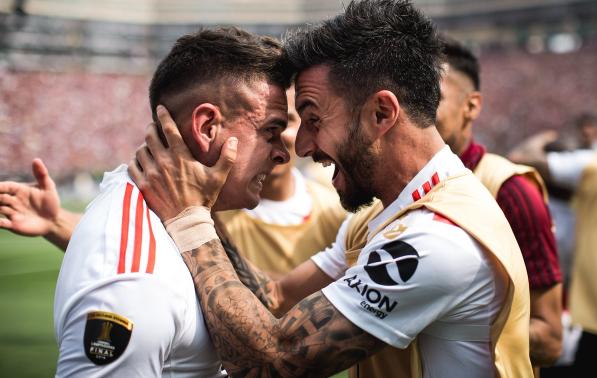 Borré abriu o placar aos 14 minutos