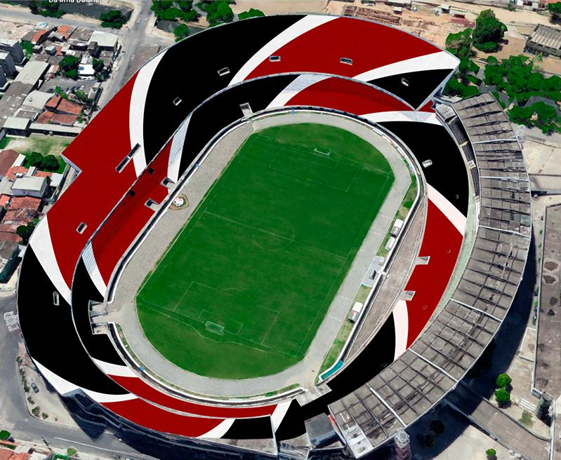 Santa Cruz define nova pintura do Arruda com alusão à cobra coral