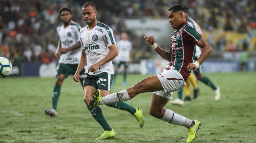 Marcos Paulo deu a vitória ao Fluminense (Foto: Lucas Merçon/Fluminense)