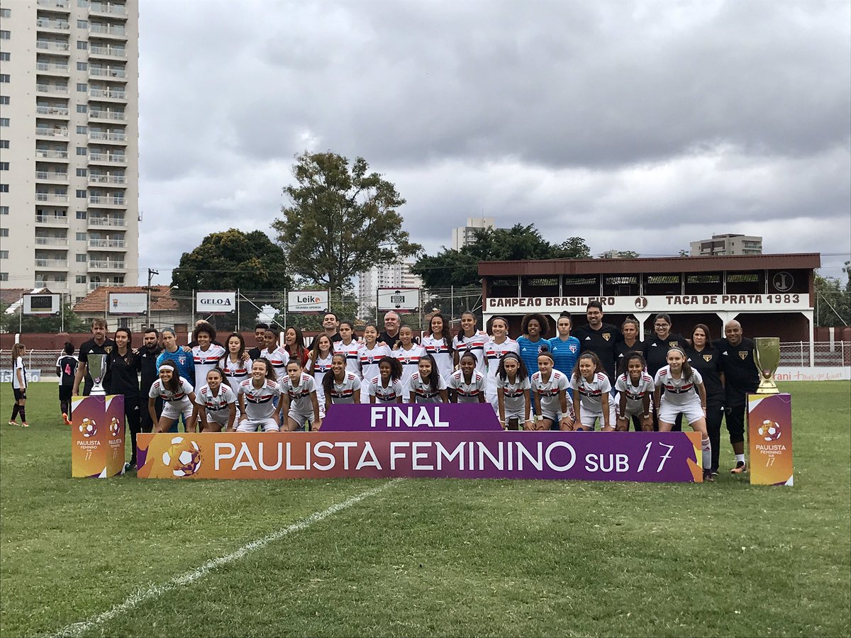 PAULISTA FEMININO SUB 17: São Paulo vence Santos por 3 a 1 e é campeão