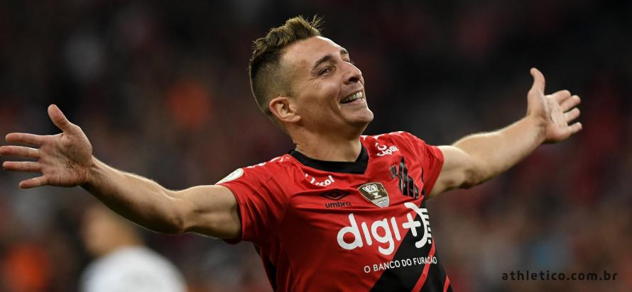 Marco Ruben deixou o seu. (Foto: Athletico-PR / Divulgação)