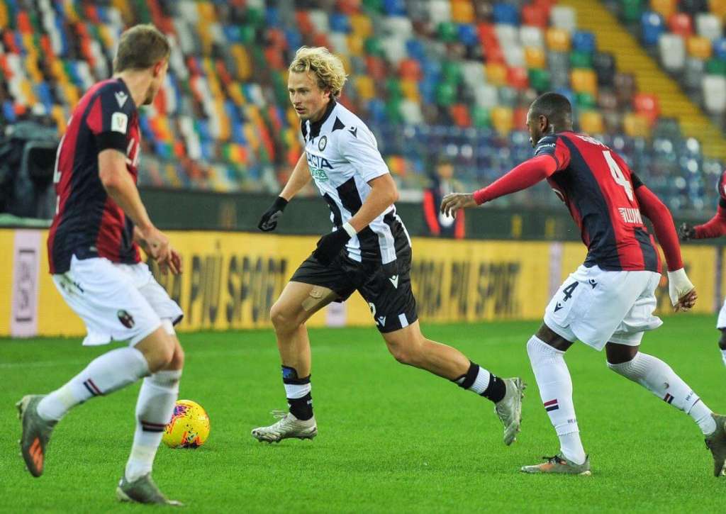 Udinese passou pelo Bologna e vai enfrentar a Juventus nas oitavas de final
