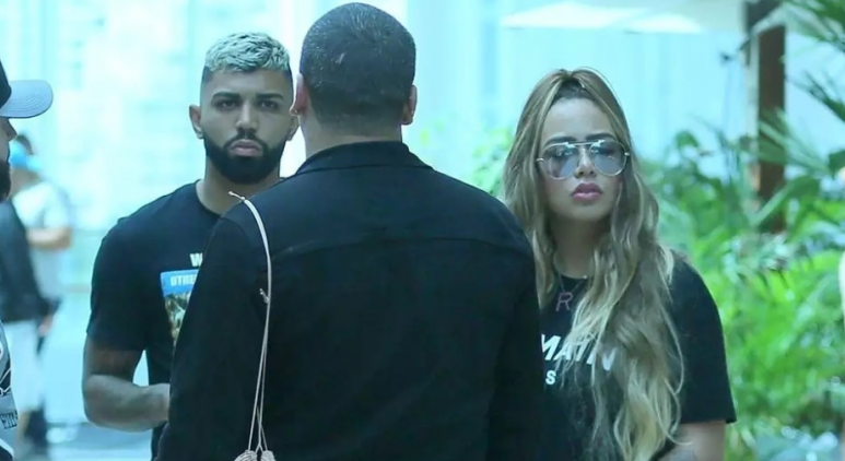 Rafaella Santos com Gabigol