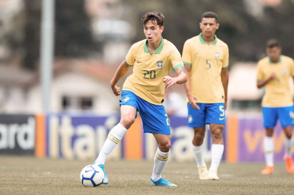 Zanocelo garantiu vitória da Seleção por 1 a 0 - Lucas Figueiredo / CBF