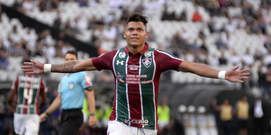 Evanilson garantiu a classificação do Fluminense na Sul-Americana com dois gols