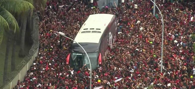 Mundial: Embarque do Flamengo mobiliza segurança no Rio de Janeiro