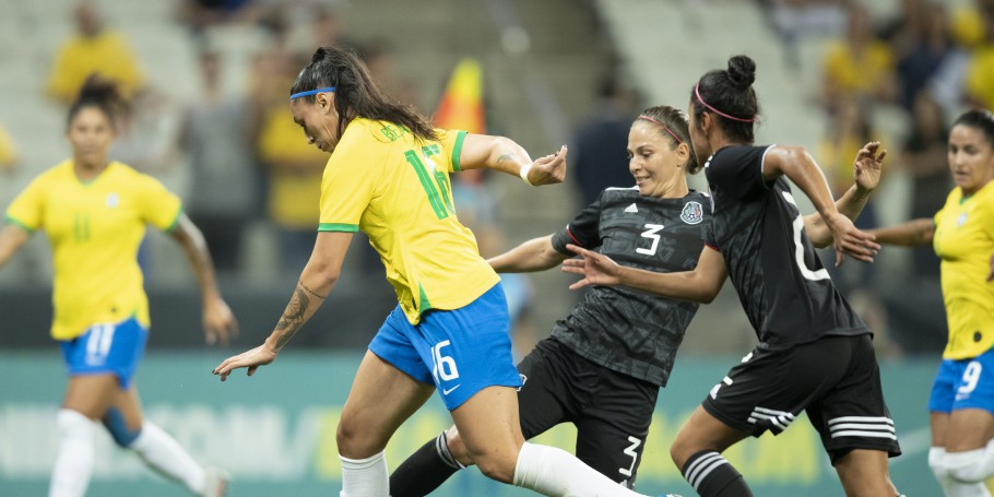Brasil vence México em amistoso (Foto: Lucas Figueredo/CBF)