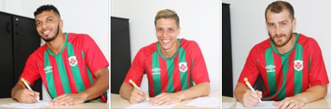 Da direita para a esquerda: Júnior Juazeiro, Gabriel Terra e Brumati - Foto: Agência Briosa Da direita para a esquerda: Júnior Juazeiro, Gabriel Terra e Brumati - Foto: Agência Briosa