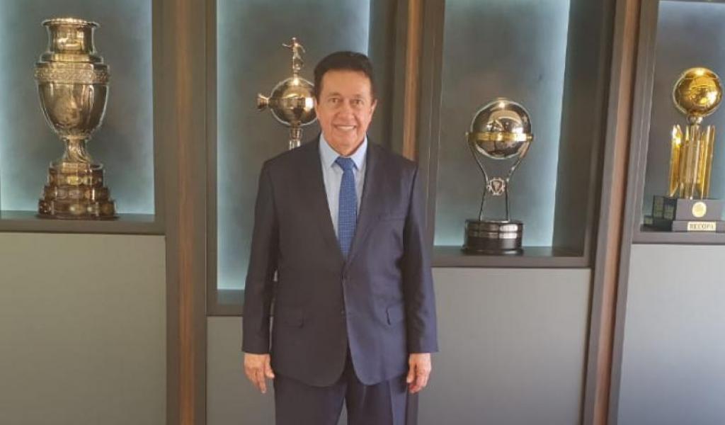 Representando o Brasil, Kleiber Beltrão elogia encontro com dirigentes da Conmebol