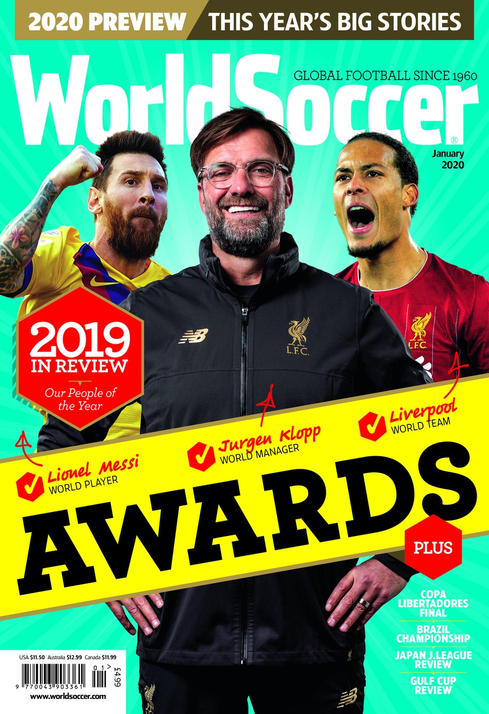 Messi é eleito melhor do mundo por revista e se iguala a Cristiano Ronaldo