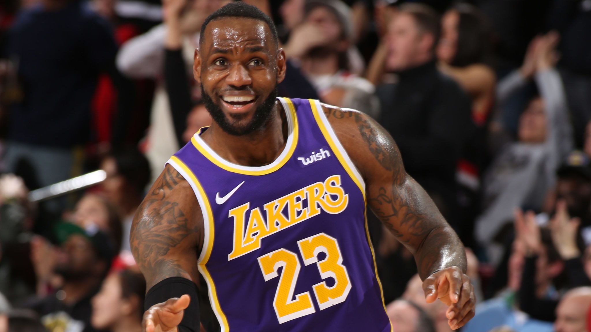 Basquete: LeBron James brilha de novo em vitória dos Lakers sobre os Blazers na NBA