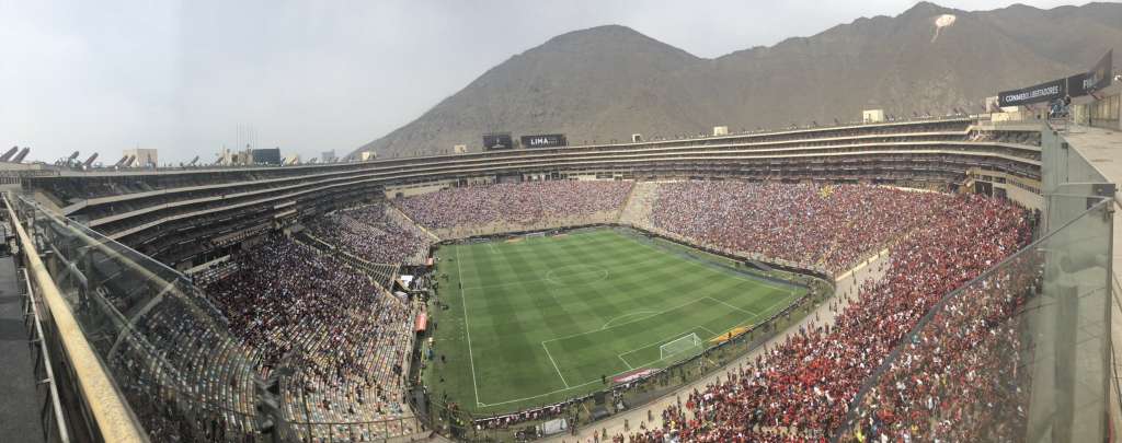 Palco da grande final foi o Estádio Nacional de Lima, no Peru