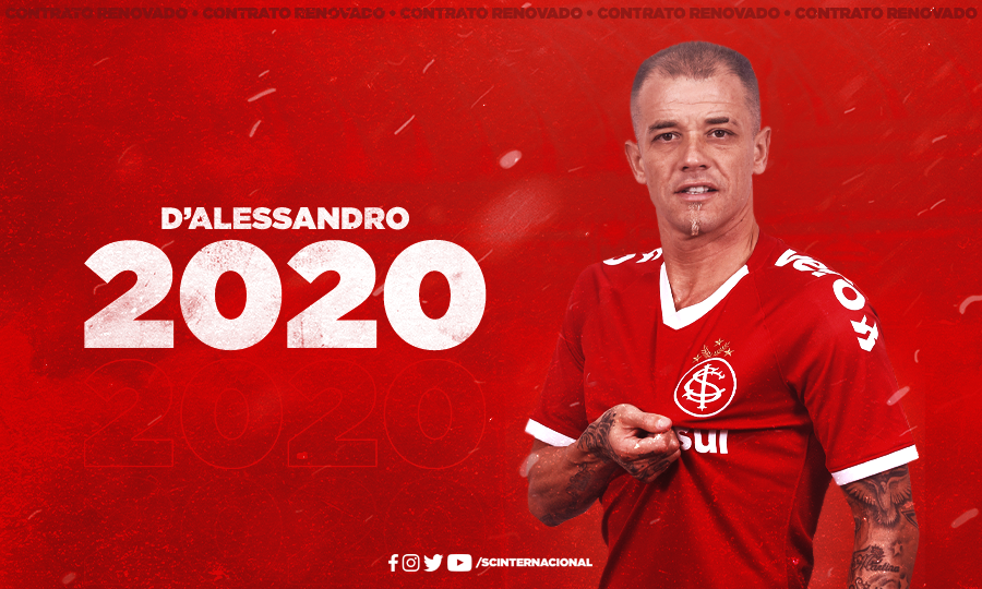 Pretendido por time uruguaio, D’Alessandro define situação no Internacional. Confira!