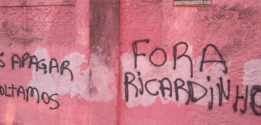 Gauchão: Torcida protesta, picha muro após Brasil levar “chapéu” do rival